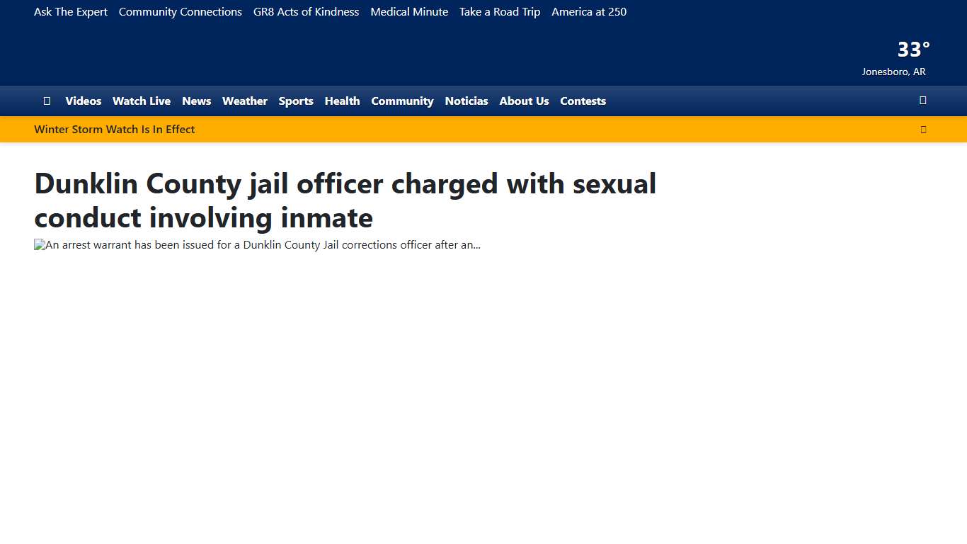 Dunklin County jail officer charged with sexual conduct involving inmate